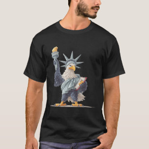  USA beeldkostuum voor patriottische kleding LO T-shirt