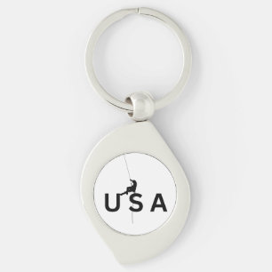 USA bergbeklimmen Sleutelhanger