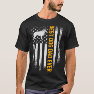 USA Beste Duitse Herder Dog Dad Ever Amer T-shirt