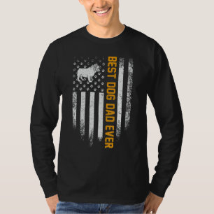 USA Beste Engels Bulldog Pap Ooit Amerikaans T-shirt