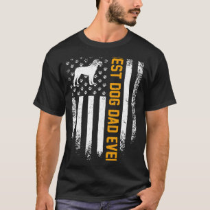 USA Beste Rottweiler Dog Papa Ooit Amerikaans T-shirt