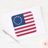usa betsy vierkante sticker (Envelop)