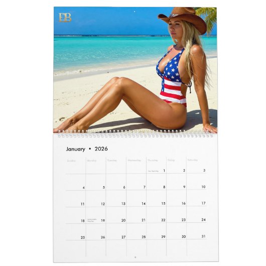 USA Bikini Kalender 2 (Jan 2026)