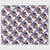 USA-BMX Biker Cadeaupapier (Vlak)