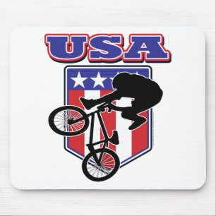 USA-BMX Biker Muismat