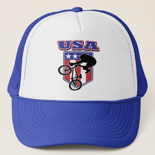 USA BMX Biker Trucker Pet (Voorkant)