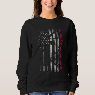 Usa Boogschuttersteam Amerikaanse Vlag Hart Us Boo Trui