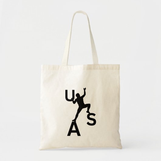 USA bouldering Tote Bag (Voorkant)