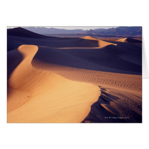 USA, Californie, Death Valley, dunes de sable, aub