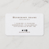 USA Carte Golden Ribbons Stars Monogram (Dos)