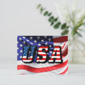 USA - Carte postale américaine (Debout devant)