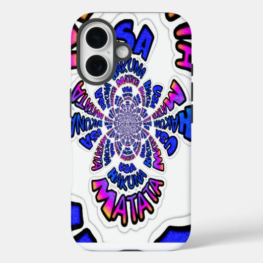 USA Celebration: Heerlijk leuke tekst dynamische k Case-Mate iPhone Case (Achterkant)