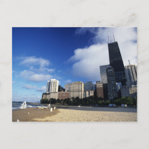 USA, Chicago, Illinois, Oak Street Beach en Briefkaart