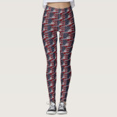 USA Collection Patriotic Christmas Leggings (Devant)