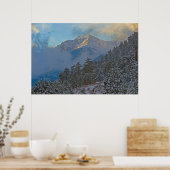 USA, Colorado, Mountains in Estes Park Poster (Keuken)