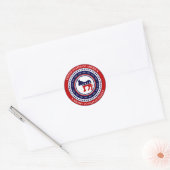 USA Democrat Sticker (Envelop)