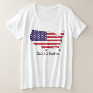 USA Drapeau et carte Souvenir Design