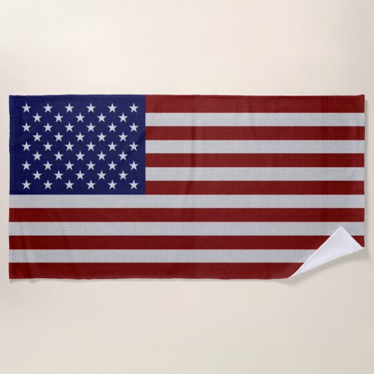 USA Drapeau Vintage design moderne serviette de pl (Devant)