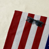 USA Drapeau Vintage design moderne serviette de pl (En situation)