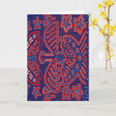 USA Eagle Democratic Patriot Kaart (Gele Bloem)