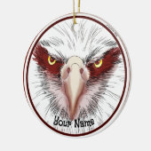 USA Eagle Keramisch Ornament (Links)