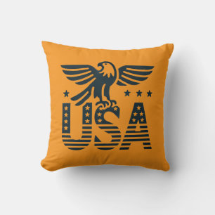 USA Eagle Patriotic Design - Stars and Stripes Sty Kussen