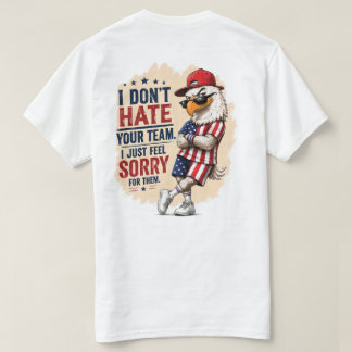 USA Eagle Rivaliteit Humor Voetbal Fan T-shirt