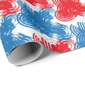 USA/EEUU FLAG SIMPLIFIED TEXT BY MASANSER PIXELAT CADEAUPAPIER (Rol Hoek)