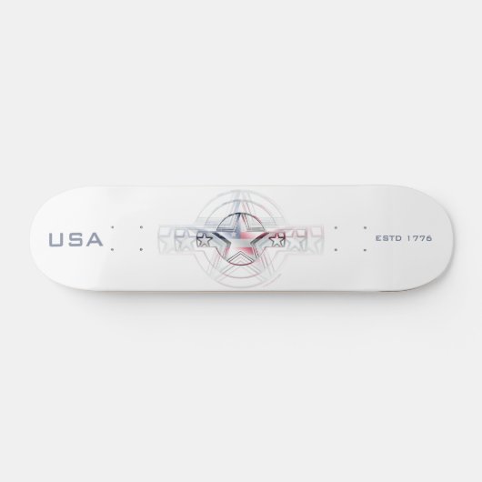 USA Estd. 1776 Skateboard (Horizontaal)