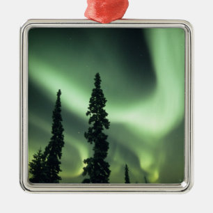 USA, Fairbanks area, Central Alaska, Aurora 2 Metalen Ornament