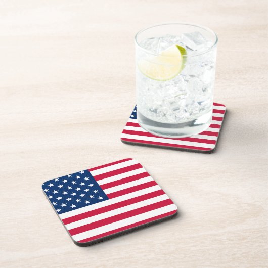 USA Flag Beverage Coaster Verenigde Staten van Ame Bier Onderzetter (Rechterzijde)