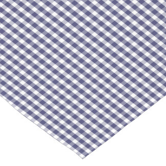 USA Flag Blue en White Gingham Checked Korte Tafelloper