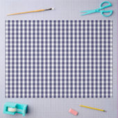 USA Flag Blue en White Gingham Checked Tissuepapier (Craft)
