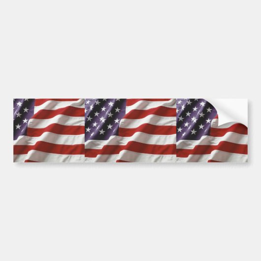 USA FLAG BUMPERSTICKER (Voorkant)