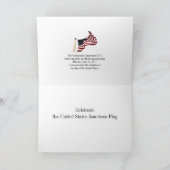 USA Flag Day Kaart (Binnen)