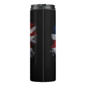 *~* USA Flag EAGLE Patriottisch Wij De Mensen AP16 Thermosbeker (Achterkant)