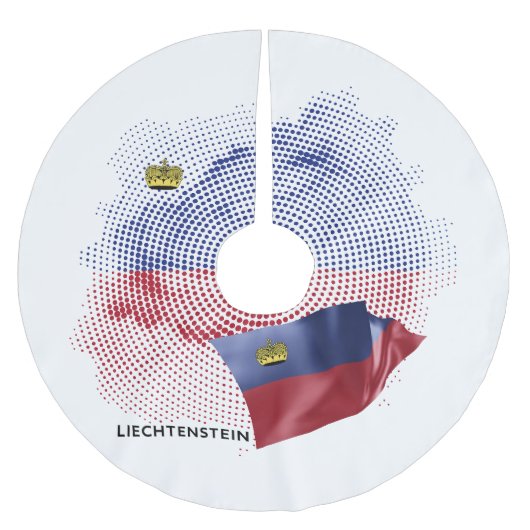 USA flag Kerstboom Rok (Voorkant)