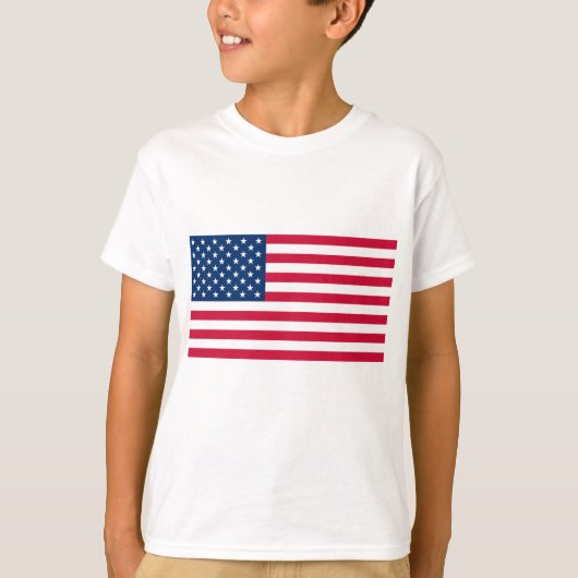 USA Flag Kinder T-shirt - Patriottisch (Voorkant)