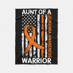 USA Flag Leukemia Awareness Month voor de VS Fleece Deken