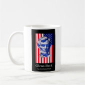 USA Flag Lincoln Glenn Beck Gibney The MUSEUM Zaz Koffiemok (Links)