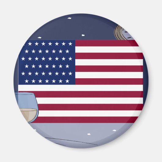 USA Flag_ Magneet (Voorkant)