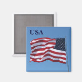 USA Flag Magnet ! (Recto/Verso)