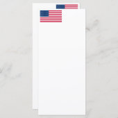 USA Flag Menu Etats-Unis d'Amérique (Devant / Derrière)