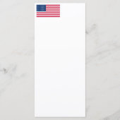 USA Flag Menu Etats-Unis d'Amérique (Devant)