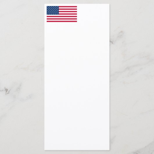 USA Flag Menu Etats-Unis d'Amérique (Devant)