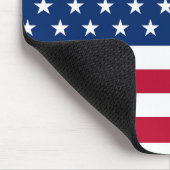 Usa Flag Mousepad Muismat (Hoek)