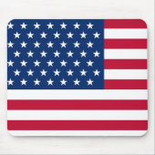 Usa Flag Mousepad Muismat (Voorkant)
