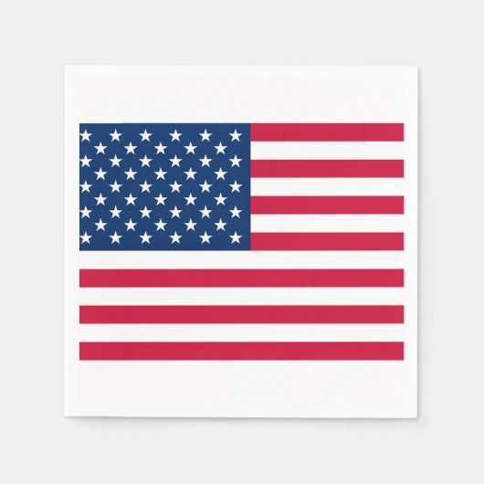 USA Flag Napkins Servet (Voorkant)