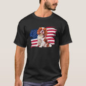 USA Flag Patriotic 4th July Independence Day Caval T-shirt (Voorkant)