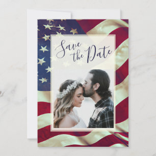 USA Flag Patriottische Christelijke Bijbel Foto Br Save The Date